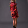 Mini Vestido de flores rojas de tul - Imatge 2