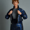 Bomber reversible Flores azules colección-Negro EXCLUSIVE - Image 3